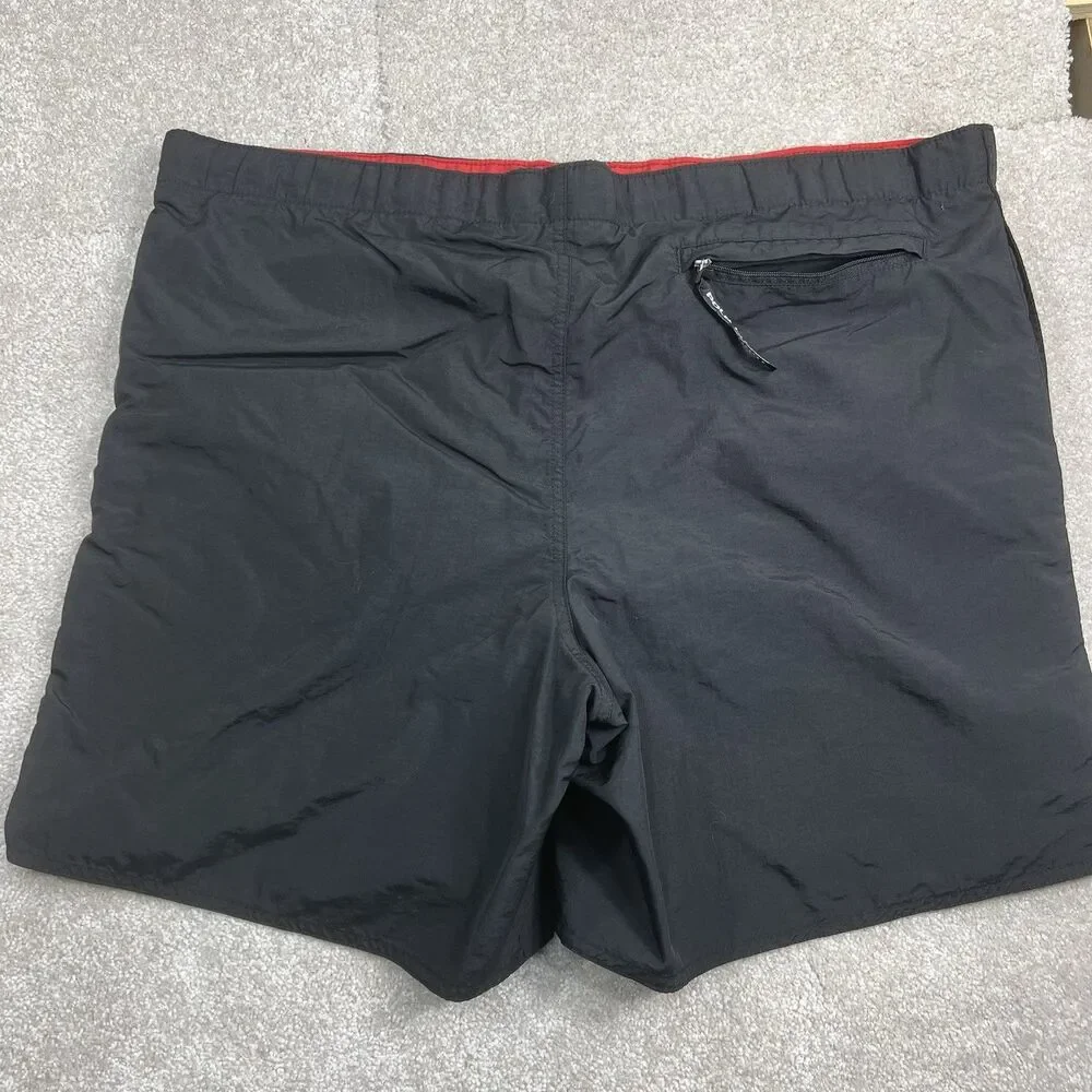 Vintage Polo Sport Ralph Lauren Swimming Shorts‎ Mens Large Black Trunks Lined